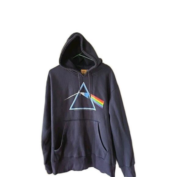 Pink Floyd Hoodie Mens Large Rockware Anthill Dark Side L Pullover 2005 Print 3D - Picture 4 of 11